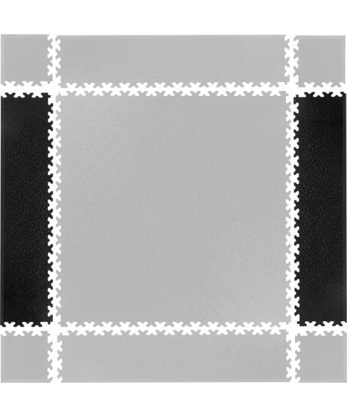 Čiužiniai sportui inSPORTline: Kraštinės dalys sudedamai dangai inSPORTline Simple Black – 2 vnt.