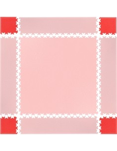 Corner Pieces for Puzzle Mat inSPORTline Simple Red – 4 Pcs.