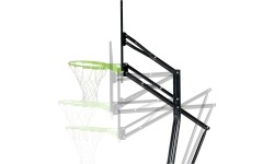EXIT Galaxy įleidžiamas krepšinio stovas su dunk lanku, stačiakampė polikarbonato lenta