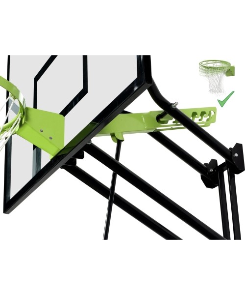 EXIT Galaxy Wall-Mount System (with Dunkring) Rectangular Polycarbonate (PC)