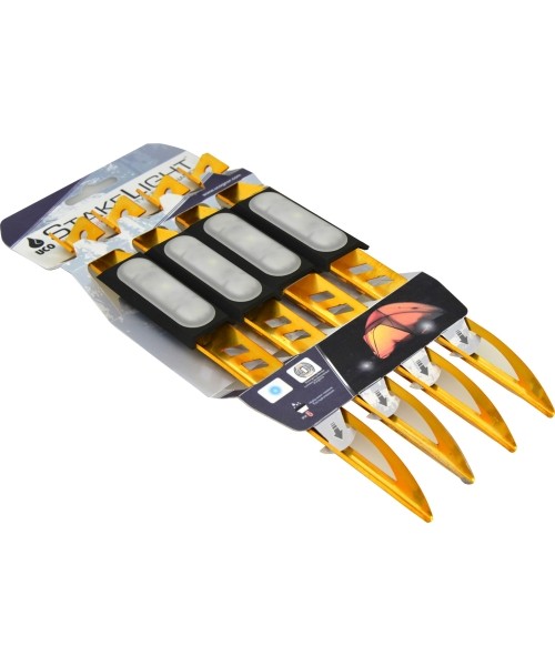 Aksesuarai palapinėms UCO: Palapinės kuoliukai su LED švieselėmis UCO, 23cm, 4vnt.