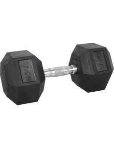 Šešiakampis hantelis inSPORTline Hexsteel 27,5 kg