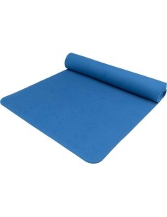 Yoga Mat Yate TPE, Dark Blue, 195x61x0.6cm