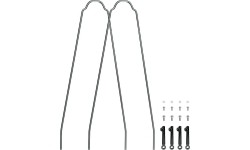 Aksesuarai bei priedai dviračiams : Skydelių laikikliai SKS for Velo 55 XL U-Stays Cross
