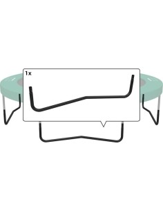 W-Leg for Trampoline Berg Champion - 330 - Black