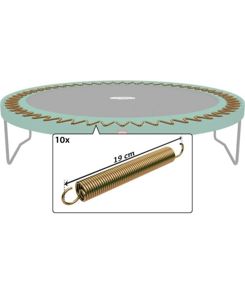 Trampoline Spare Parts BERG: Springs Berg Twinspring Gold, 10pcs.