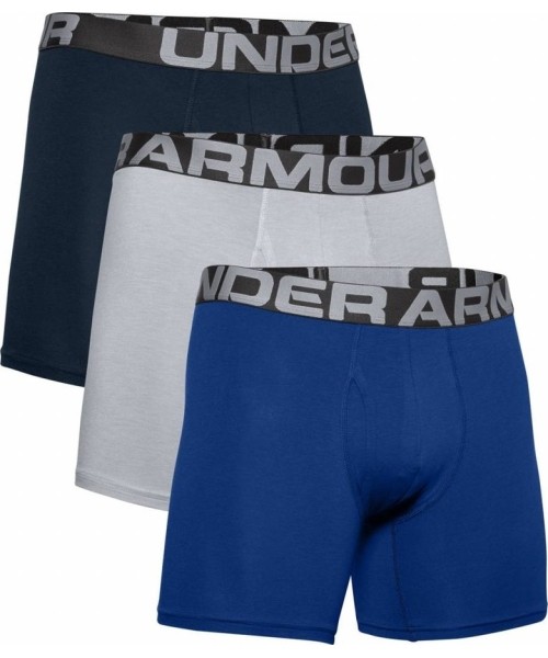 Vyriškas apatinis trikotažas Under Armour: Vyriškos trumpikės Under Armour Charged Cotton 6in – 3vnt.