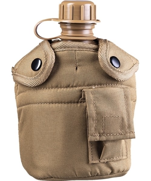 Gertuvės ir puodeliai MIL-TEC: COYO.US PLASTIC CANTEEN W.CUP AND COVER