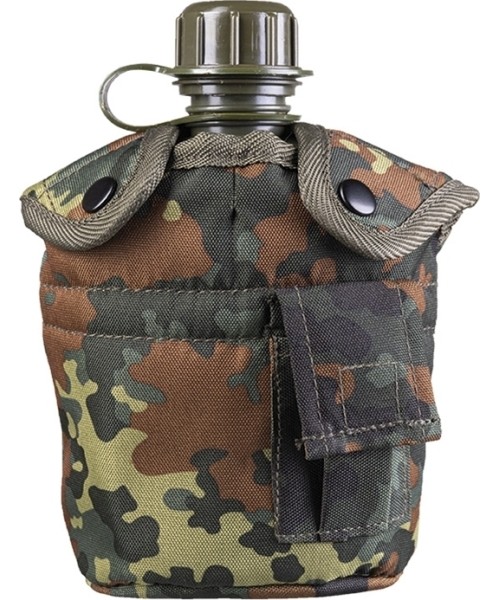 Gertuvės ir puodeliai MIL-TEC: FLECTAR US PLASTIC CANTEEN W.CUP A.COVER