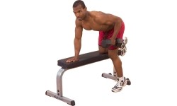 Profesionalus tiesus treniruočių suolas Body Solid GFB350