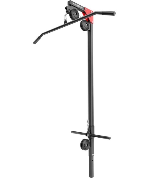 Multifunkciniai treniruokliai Marbo Sport: Universalus traukos treniruoklis tvirtinamas prie sienos Marbo MH-W104 2.0