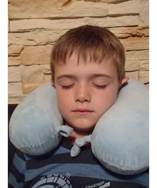Neck Cushion BasicNature Kids, Blue