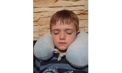 Kaklo pagalvė BasicNature Kids, mėlyna