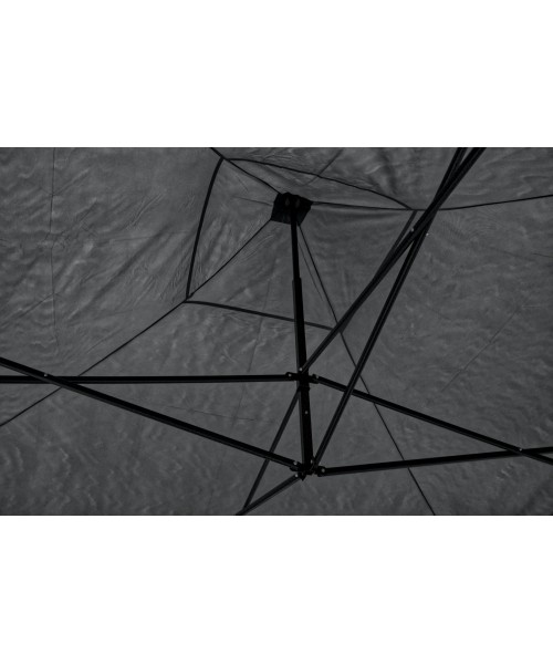 Party tent scissor 3x3m grey WATERPROOF