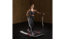 Treadmills HMS: Elektrinis bėgimo takelis šiaurietiškam ėjimui HMS LOOP15