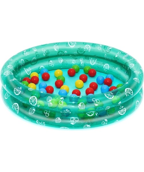 Children's Pools Bestway: Žalias baseinas 91x20cm + BESTWAY kamuoliai