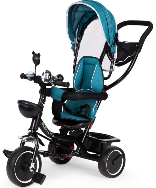 Children's Scooters Eco Toys: Triračio pasukama sėdynė Mėlyna
