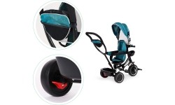 Children's Scooters Eco Toys: Triračio pasukama sėdynė Mėlyna
