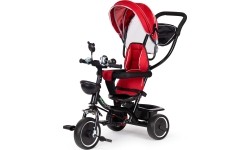 Children's Scooters Eco Toys: Triratukas su pasukama sėdyne Eco Toys, raudonas