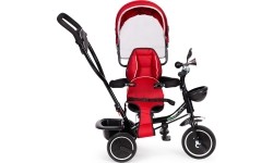 Children's Scooters Eco Toys: Triratukas su pasukama sėdyne Eco Toys, raudonas