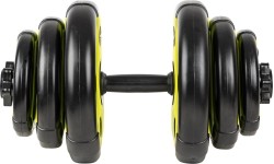 Keičiamo svorio hantelis inSPORTline 3–18 kg Black-Green