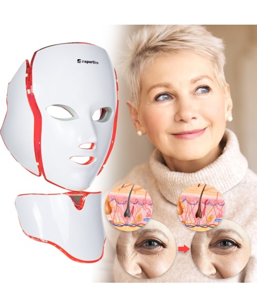 LED Light Therapy Face/Neck Mask inSPORTline Hilmana