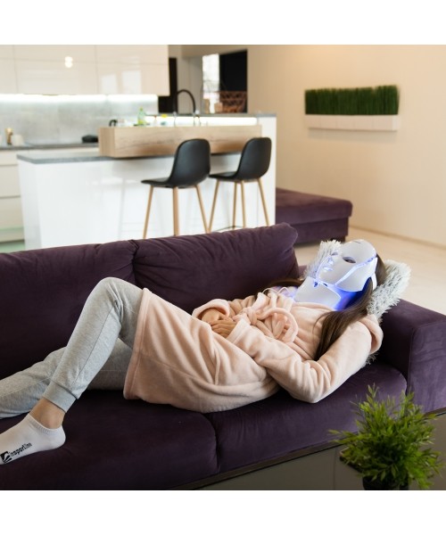 LED Light Therapy Face/Neck Mask inSPORTline Hilmana