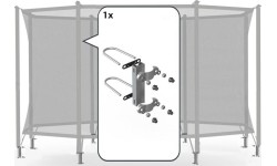Safety Net Fasteners Berg Comfort, for 1 Tube, 95mm