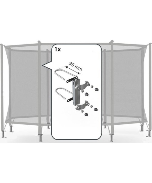 Safety Net Fasteners Berg Comfort, for 1 Tube, 95mm