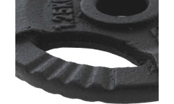 Cast Iron Weight Plate With Holders Platinum Fitness Beltor HRD System Line, 1.25kg, 29mm 