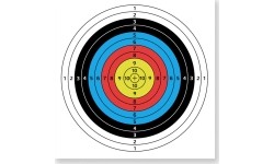 Paper Archery Target inSPORTline Darber 40x40cm, 10 Pcs.