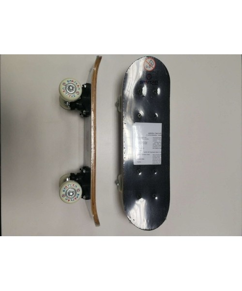 Skateboard Spartan Mini Board Alien On Blue