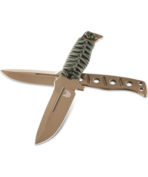 Medžiokliniai ir išgyvenimo peiliai Benchmade: Peilis Benchmade 375FE-1 FIXED ADAMAS Flat Earth