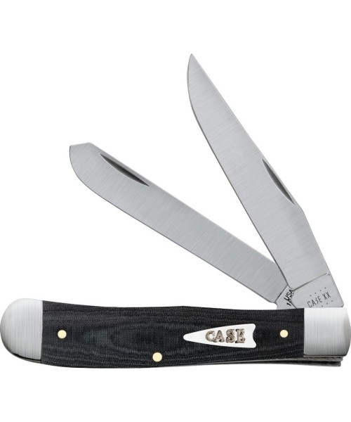 Daugiafunkciai įrankiai ir peiliai W.R. Case & Sons Cutlery Co.: Kišeninis peiliukas Case SS Smooth Trapper, juodas