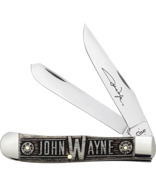 Daugiafunkciai įrankiai ir peiliai W.R. Case & Sons Cutlery Co.: Peilis Case SS John Wayne Bone Trapper, dovanų dėžutėje