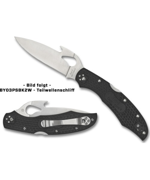 Hunting and Survival Knives Spyderco, Inc.: Sulankstomas peilis Spyderco BY03PSBK2W Cara Cara 2, Emerson atlenkimas