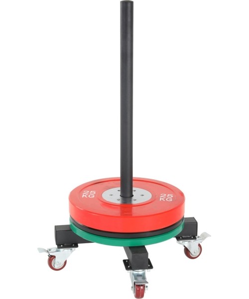 Portable Olympic Weight Plate Rack inSPORTline Welo