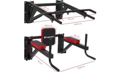 Cross Bars with Parallels inSPORTline: Prie sienos montuojamas skersinis ir lygiagretės inSPORTline Wallar