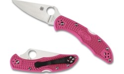 Medžiokliniai ir išgyvenimo peiliai Spyderco, Inc.: sulankstomas peilis Spyderco C11FPPNS30V Delica Pink Heels