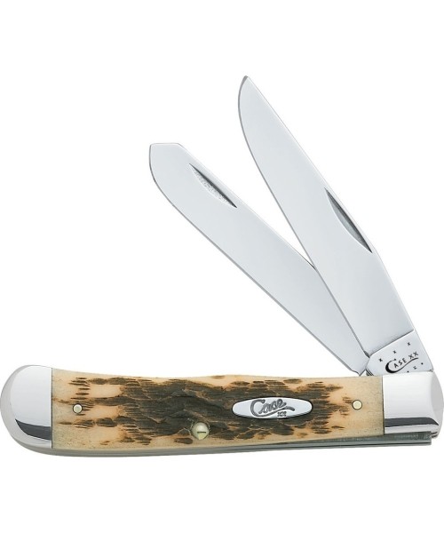 Multifunction Tools and Knives W.R. Case & Sons Cutlery Co.: Kišeninis peiliukas Case CV Amber Bone Trapper