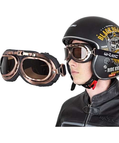 Motociklininko akiniai W-TEC: Motociklininko akiniai W-TEC Steamrust