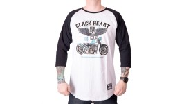 Vyriški marškinėliai Black Heart: Marškinėliai ilgomis rankovėmis BLACK HEART Blue Chopper RG