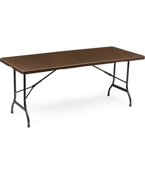 Tables ModernHOME: Sodo stalas ModernHOME, rudas, 180 cm