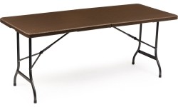 Tables ModernHOME: Sodo stalas ModernHOME, rudas, 180 cm