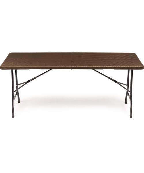 Tables ModernHOME: Sodo stalas ModernHOME, rudas, 180 cm
