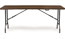 Tables ModernHOME: Sodo stalas ModernHOME, rudas, 180 cm