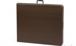 Tables ModernHOME: Sodo stalas ModernHOME, rudas, 180 cm