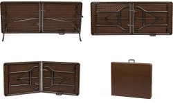 Tables ModernHOME: Sodo stalas ModernHOME, rudas, 180 cm