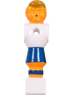 Stalo futbolo žaidėjai Buffalo Soccerman, mėlyni / balti, 16 mm