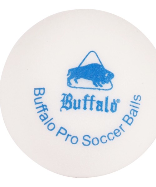 Stalo futbolo kamuoliukų rinkinys Buffalo Pro, balti, 6 vnt.